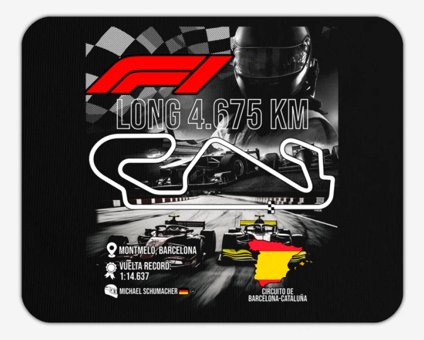 Mousepad F1 Circuito de Montmeló