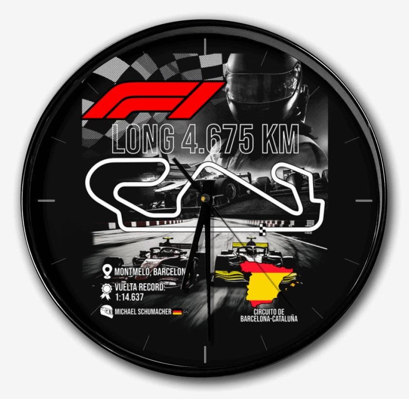 Reloj F1 Circuito de Montmeló