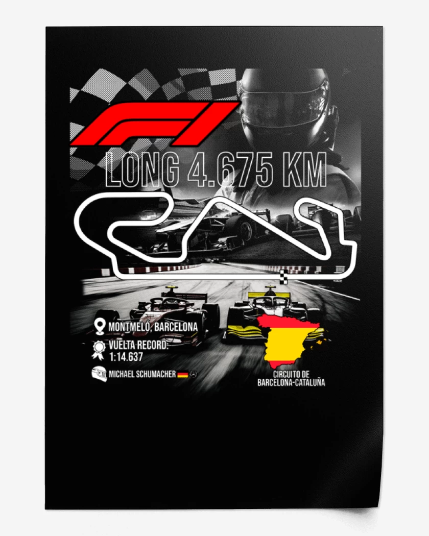 Print F1 Circuito de Montmeló