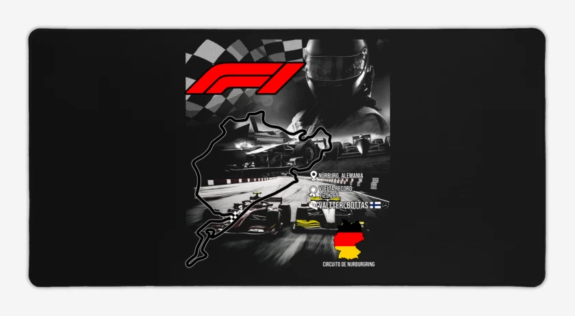 Mouse pad Gamer F1 Circuito de Nurburgring 