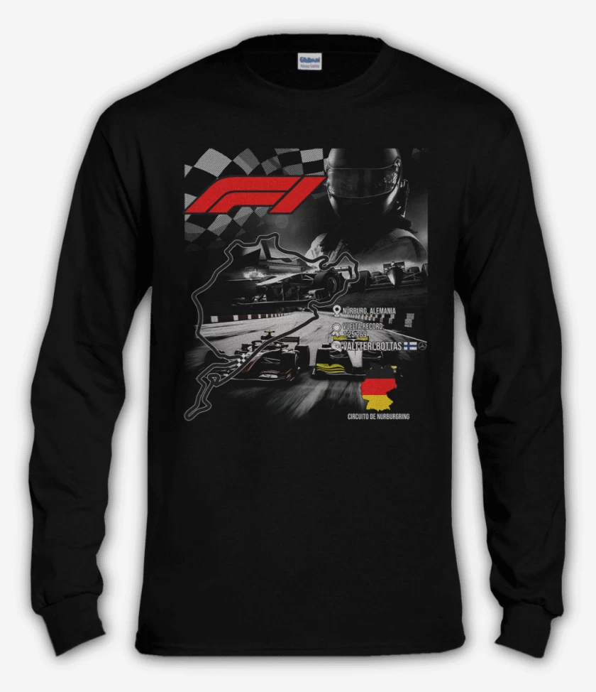 Polera manga larga F1 Circuito de Nurburgring 