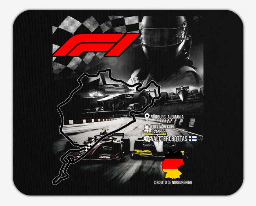 Mousepad F1 Circuito de Nurburgring 