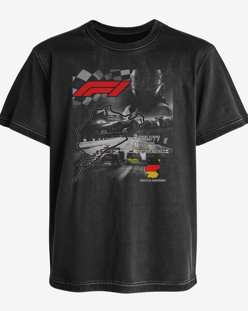 Polera desgastada F1 Circuito de Nurburgring 