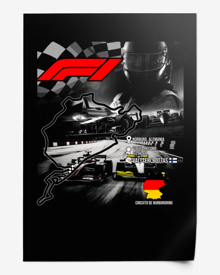 Print F1 Circuito de Nurburgring 