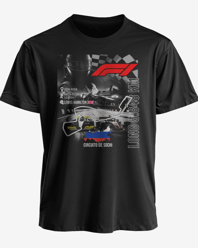 Polera F1 Circuito de Sochi