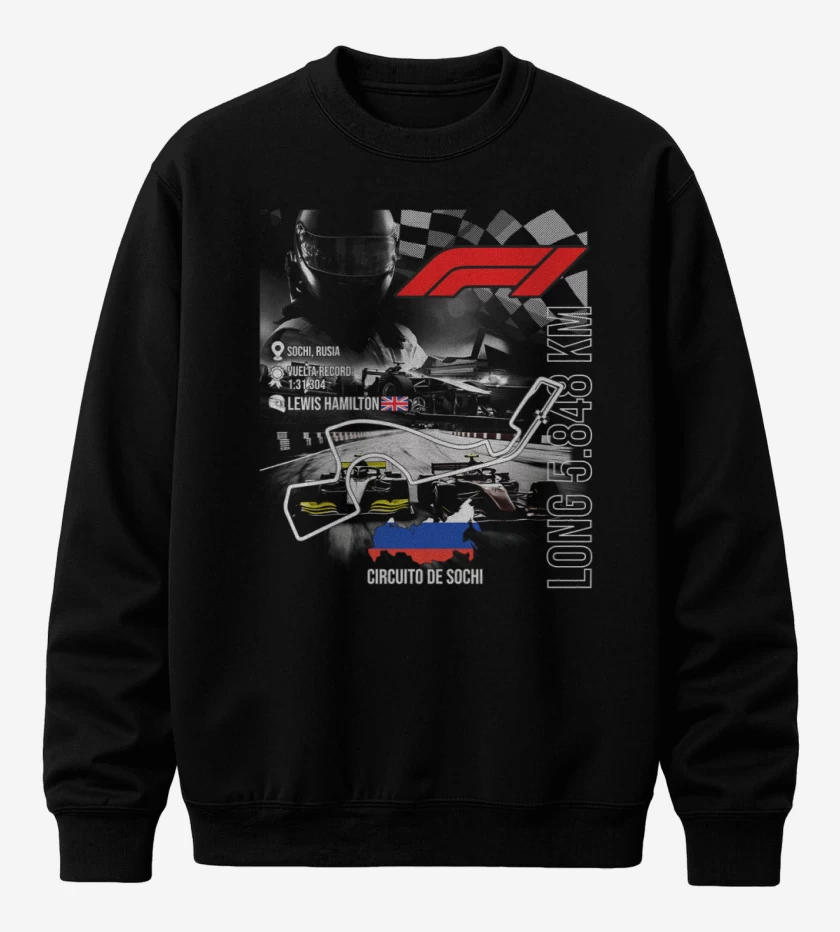 Poleron polo F1 Circuito de Sochi