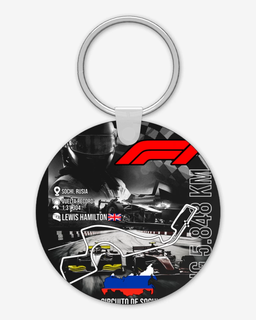 Llavero F1 Circuito de Sochi