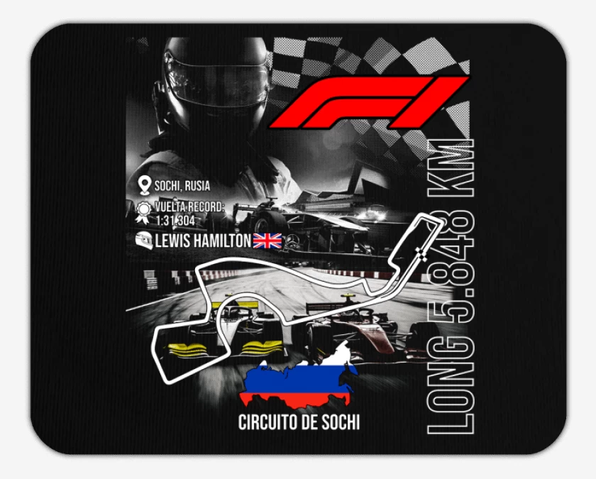Mousepad F1 Circuito de Sochi