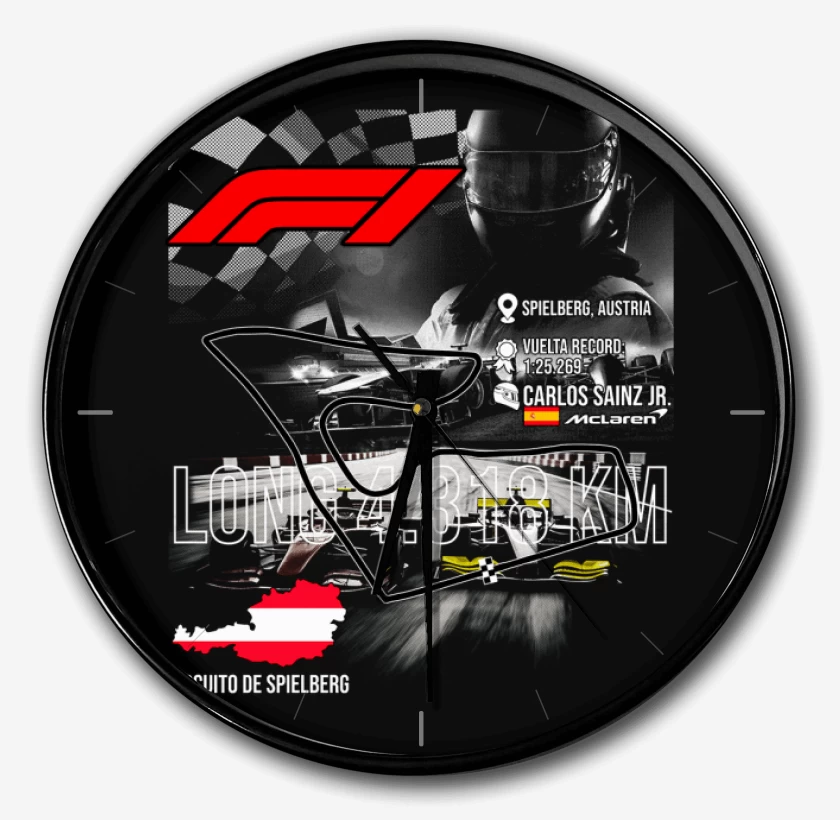 Reloj F1 Circuito de Spielberg