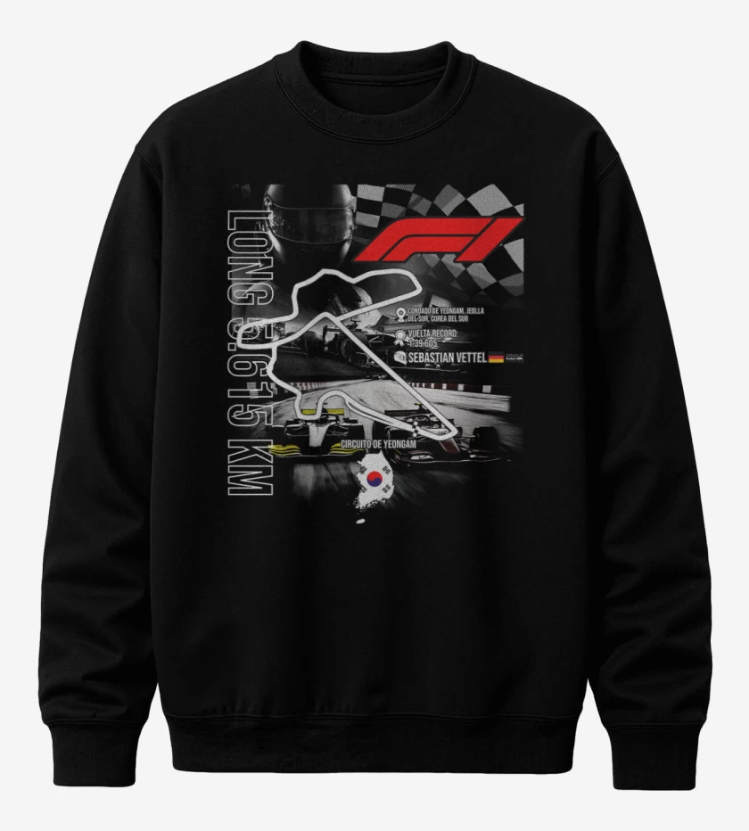 Poleron polo F1 Circuito Yeongam