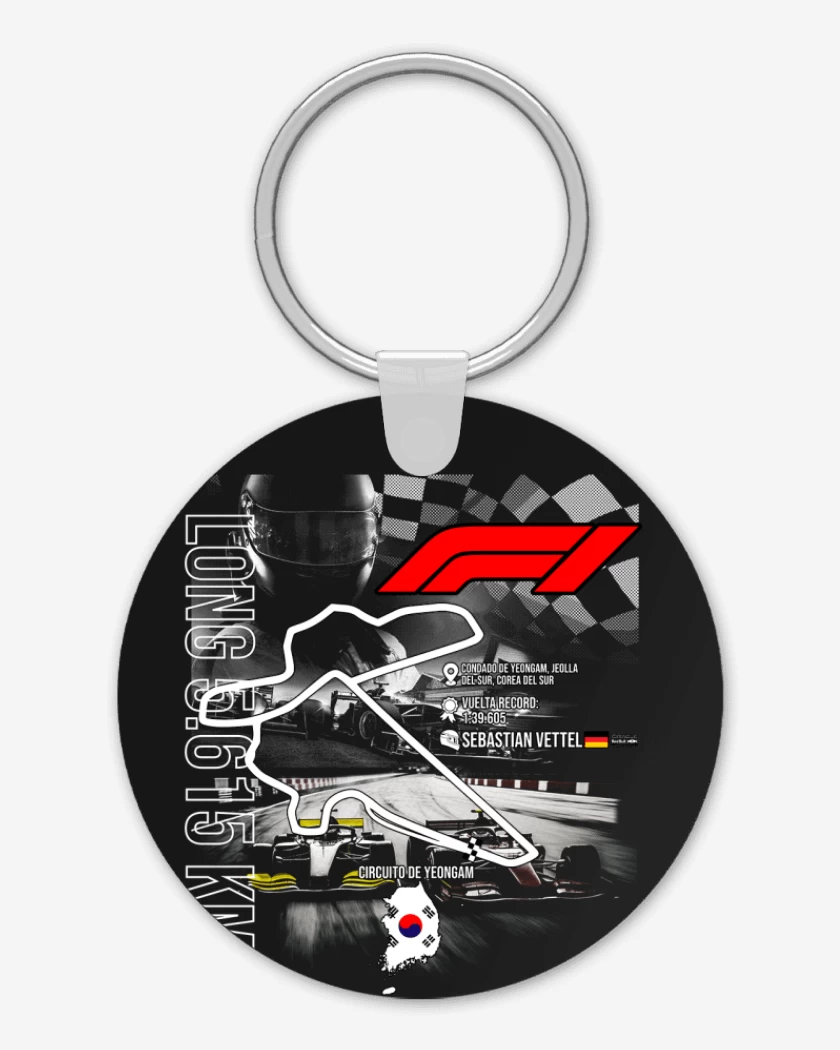 Llavero F1 Circuito Yeongam