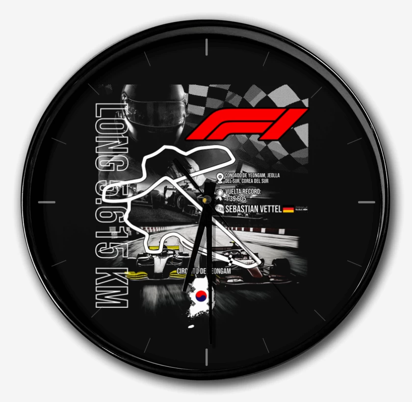 Reloj F1 Circuito Yeongam