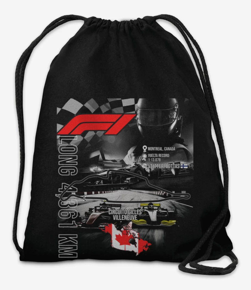 Mochila F1 Circuito de Gilles Villeneuve
