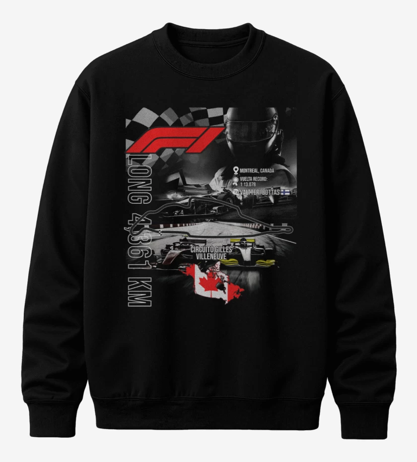 Poleron polo F1 Circuito de Gilles Villeneuve