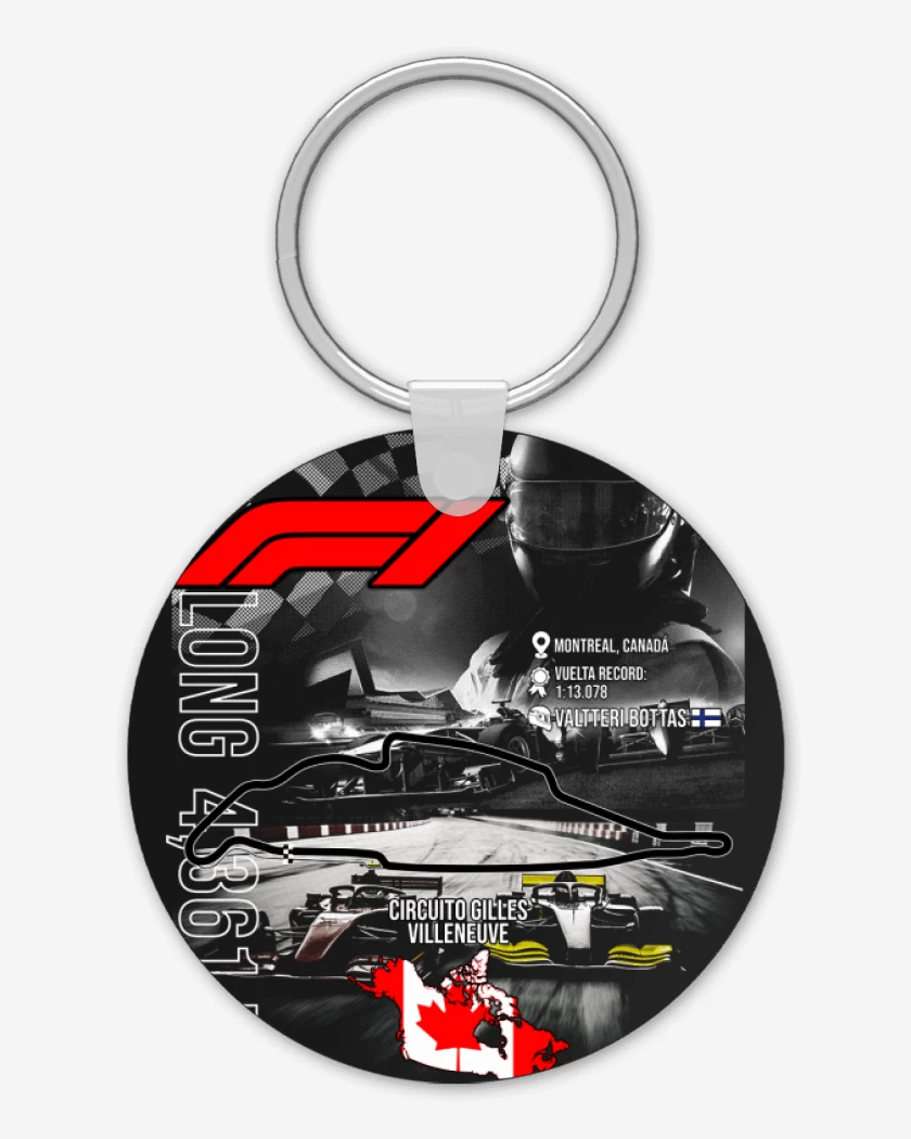 Llavero F1 Circuito de Gilles Villeneuve