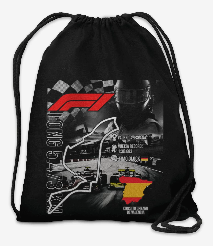 Mochila F1 Circuito urbano de Valencia