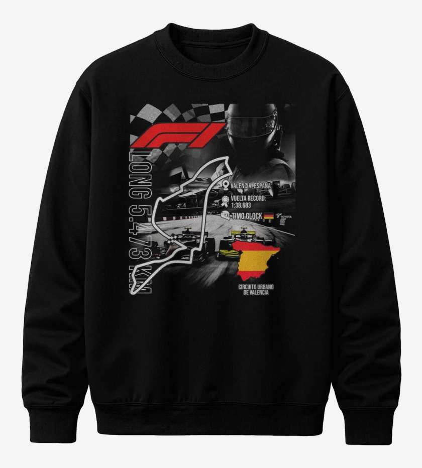 Poleron polo F1 Circuito urbano de Valencia