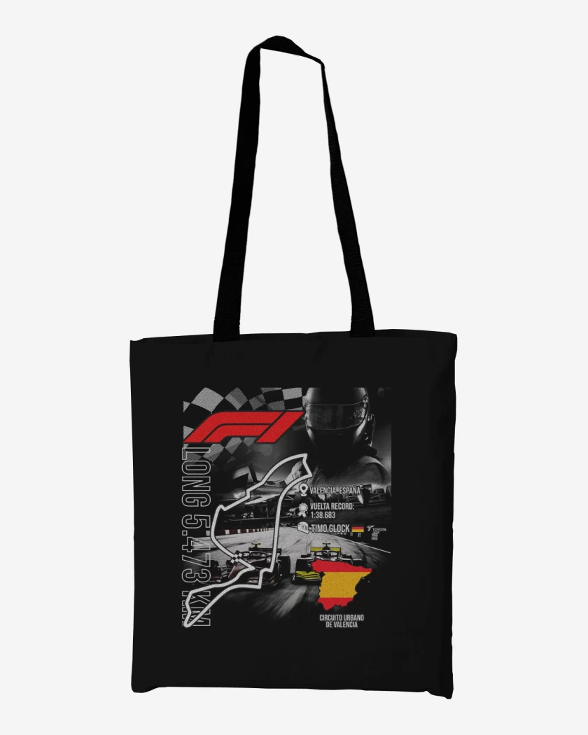 Totebag F1 Circuito urbano de Valencia