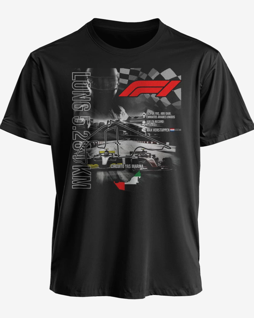 Polera F1 Circuito Yas Marina