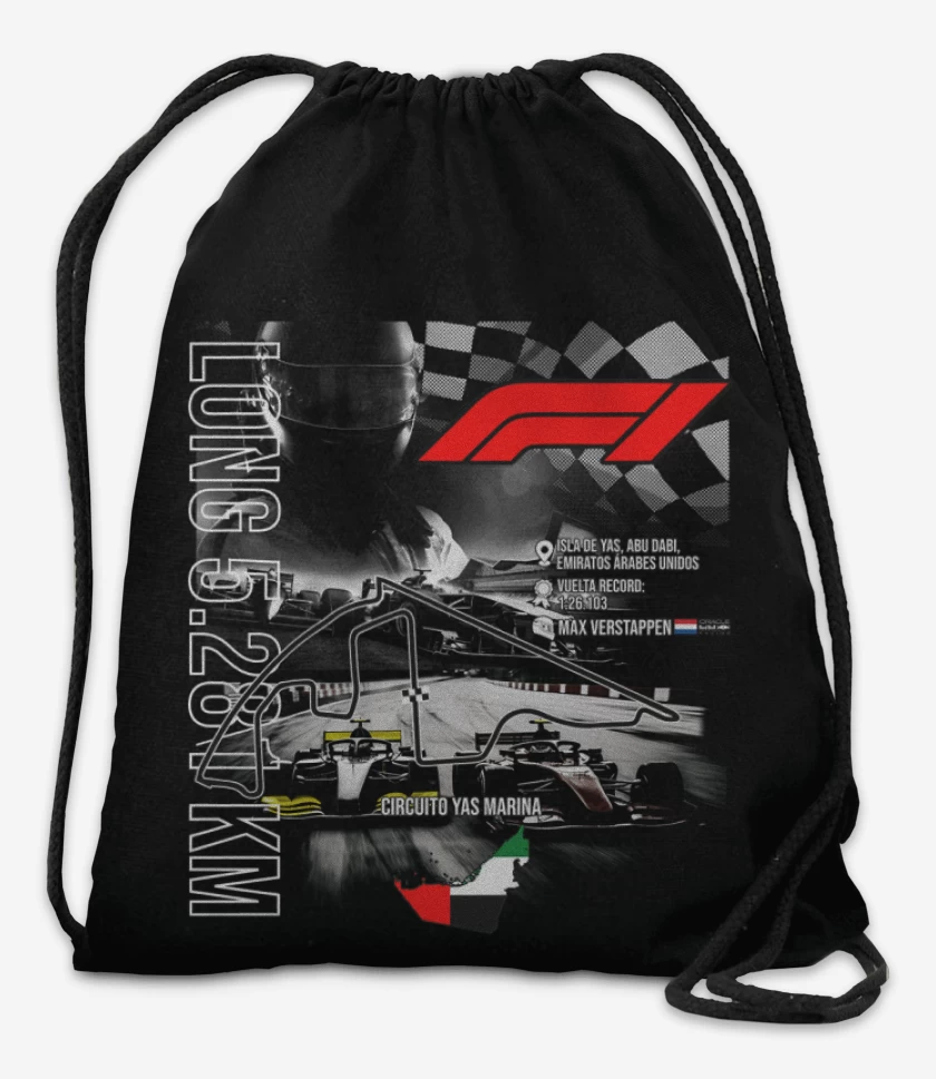 Mochila F1 Circuito Yas Marina