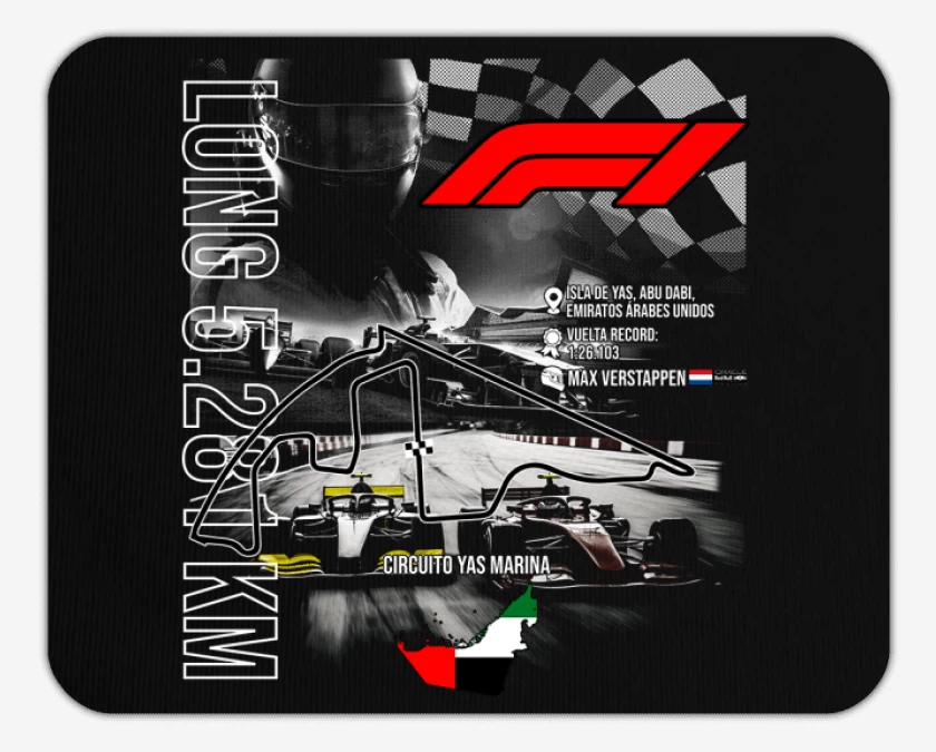 Mousepad F1 Circuito Yas Marina