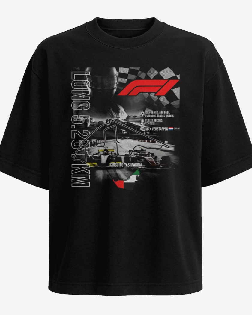 Polera Oversize F1 Circuito Yas Marina