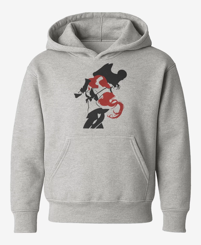 Poleron de niño Gris Melange de Miss fortune