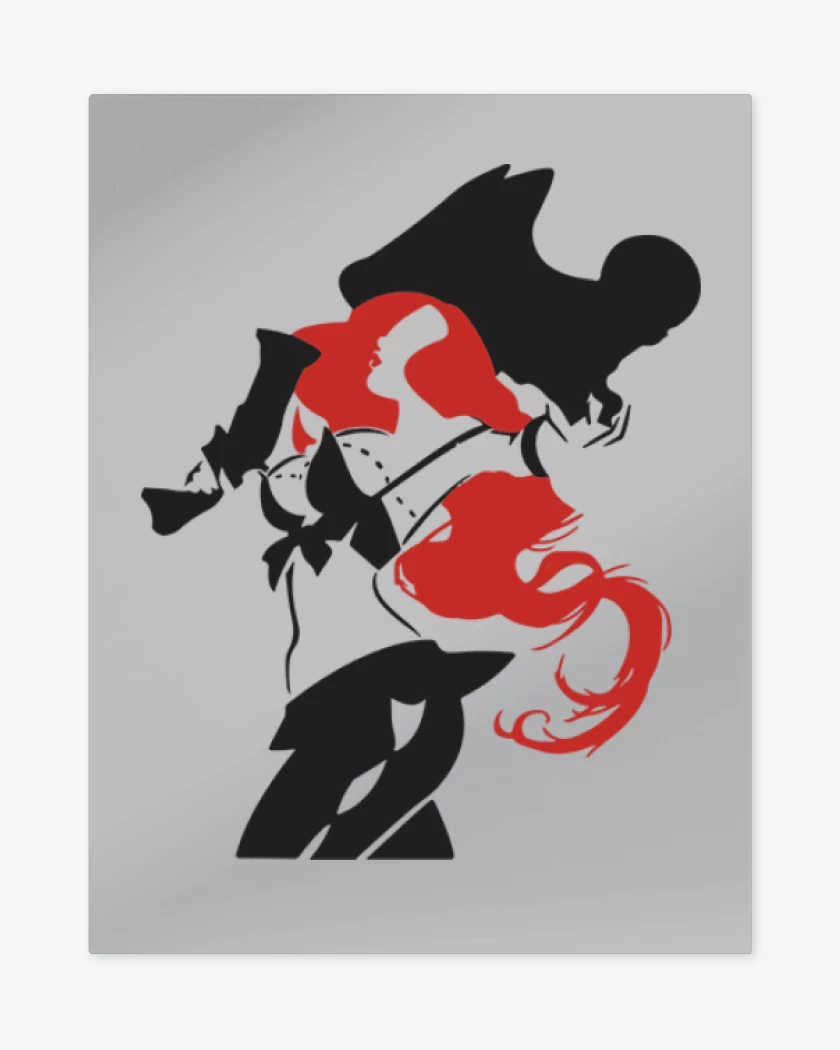Print metalico Gris Melange de Miss fortune