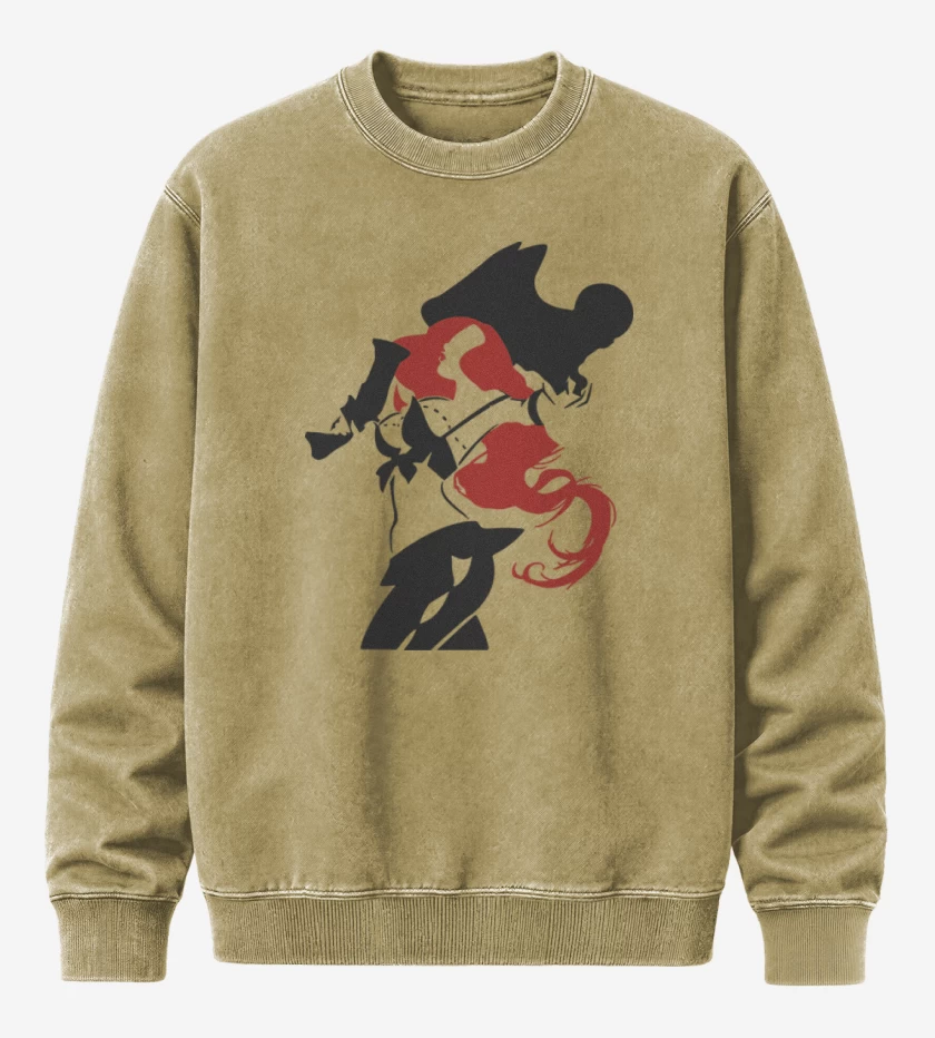 Poleron Polo Acid Wash Beige de Miss fortune