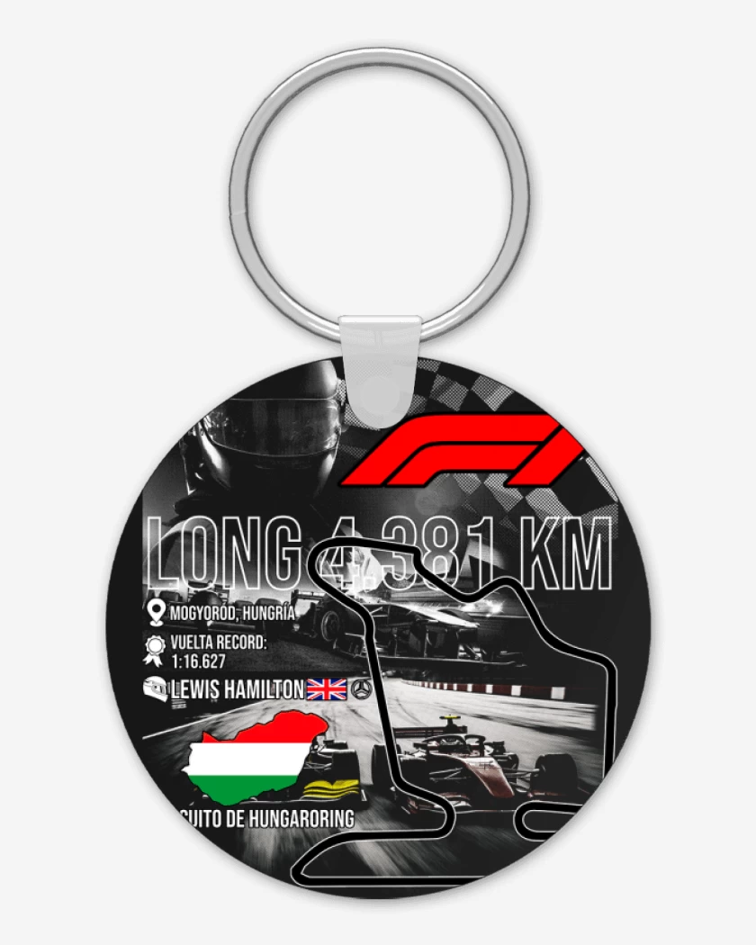 Llavero F1 Circuito de Hungaroring