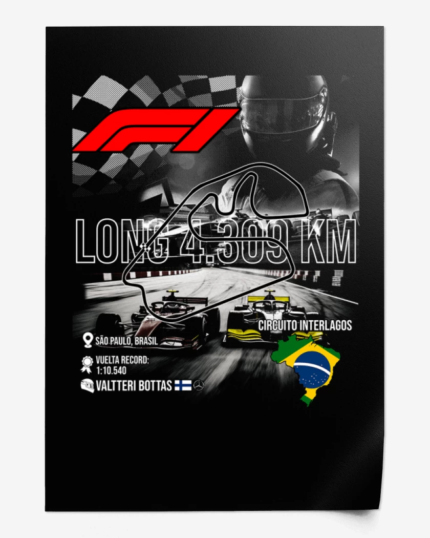 Print F1 Circuito de Interlagos