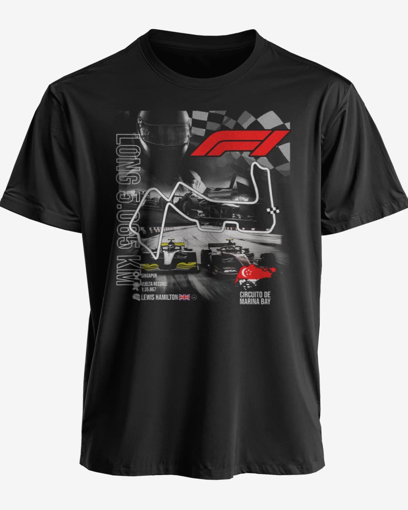 Polera F1 Circuito de Marina Bay