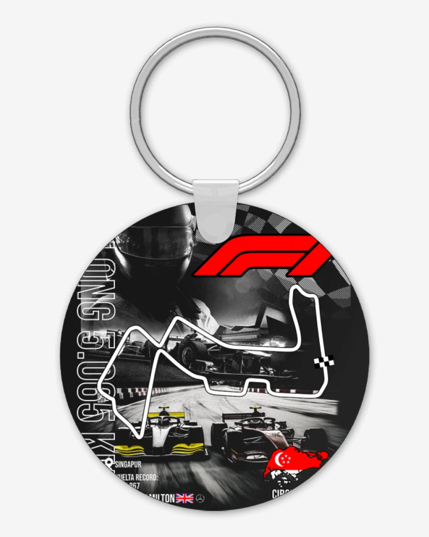 Llavero F1 Circuito de Marina Bay