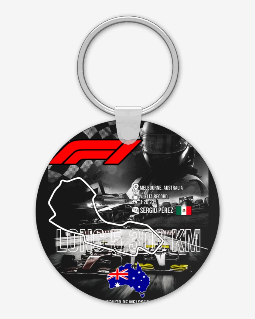 Llavero F1 Circuito de Melbourne 