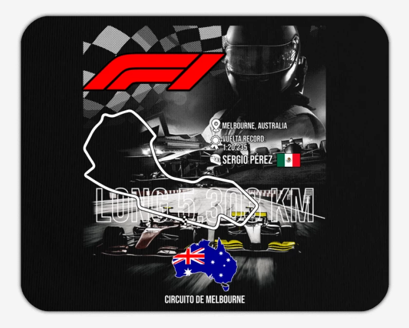 Mousepad F1 Circuito de Melbourne 