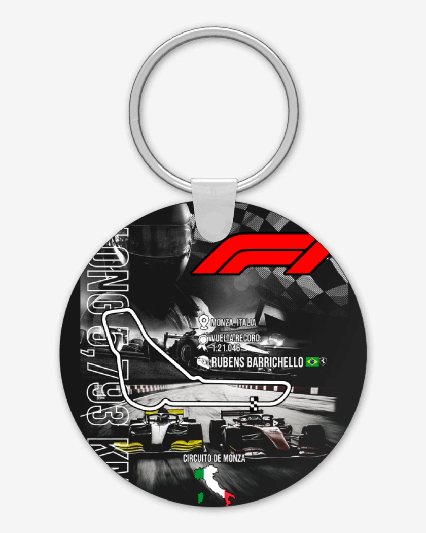 Llavero F1 Circuito de Monza 