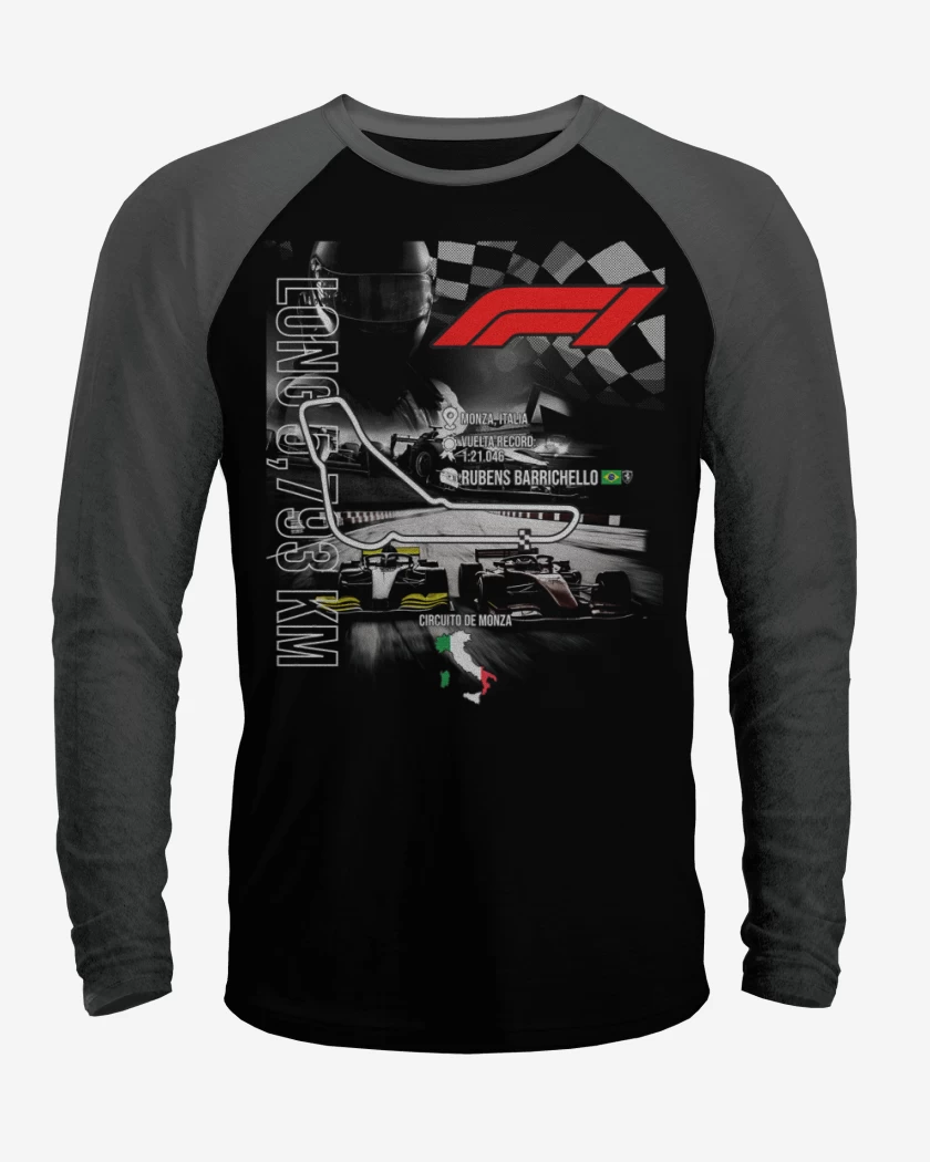 Polera Raglan F1 Circuito de Monza 