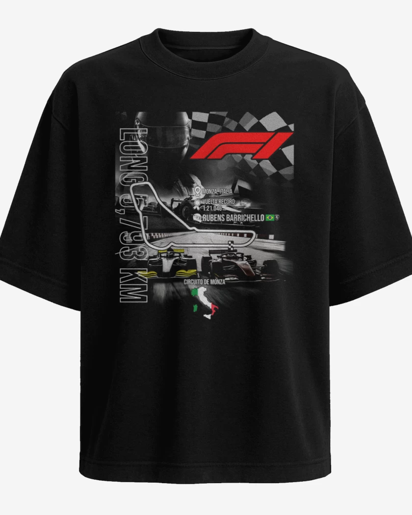 Polera Oversize F1 Circuito de Monza 