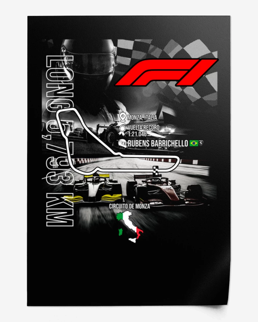 Print F1 Circuito de Monza 
