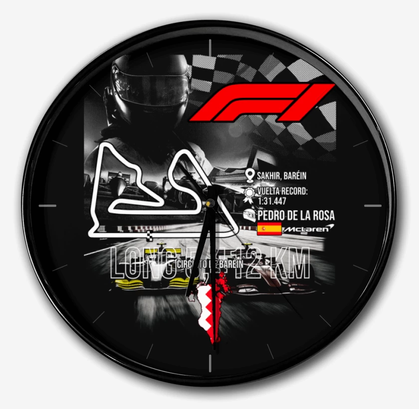Reloj F1 Circuito de Sakhir
