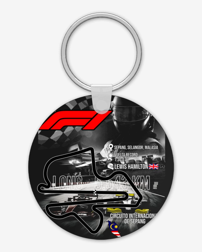 Llavero F1 Circuito de Sepang