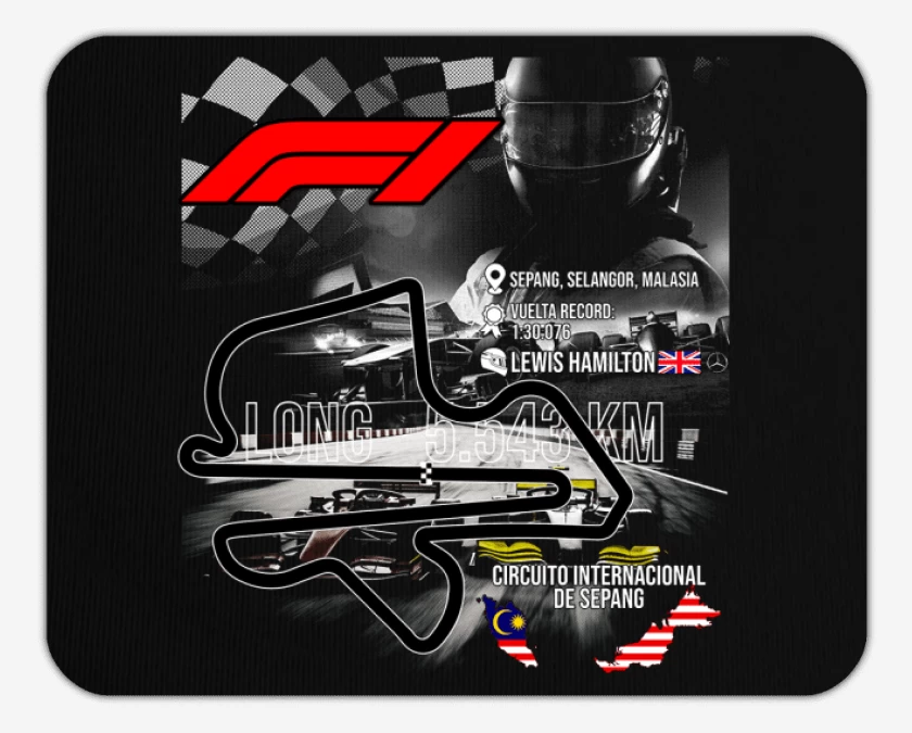 Mousepad F1 Circuito de Sepang