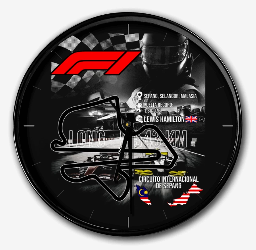 Reloj F1 Circuito de Sepang