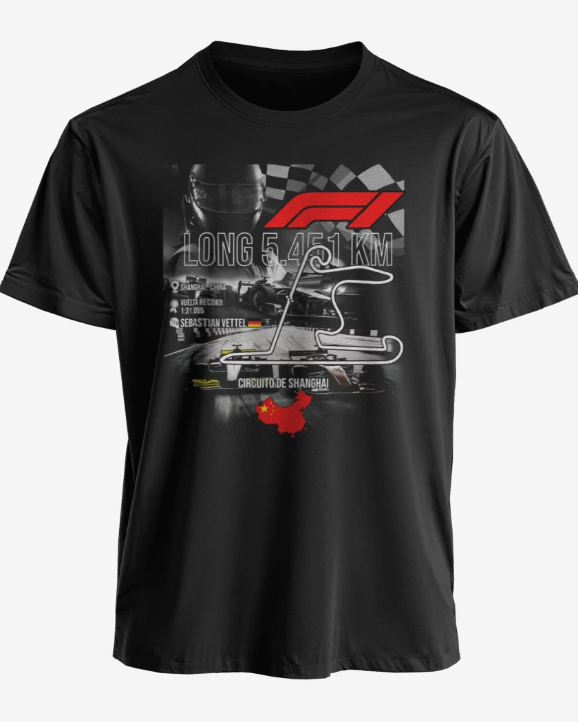 Polera F1 Circuito de Shanghai