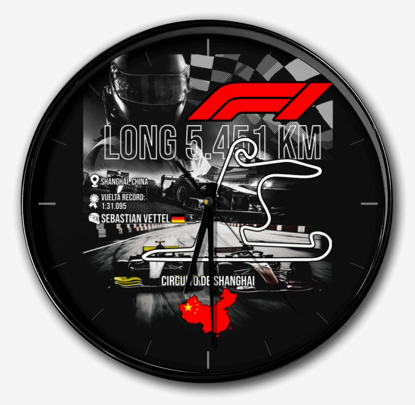 Reloj F1 Circuito de Shanghai