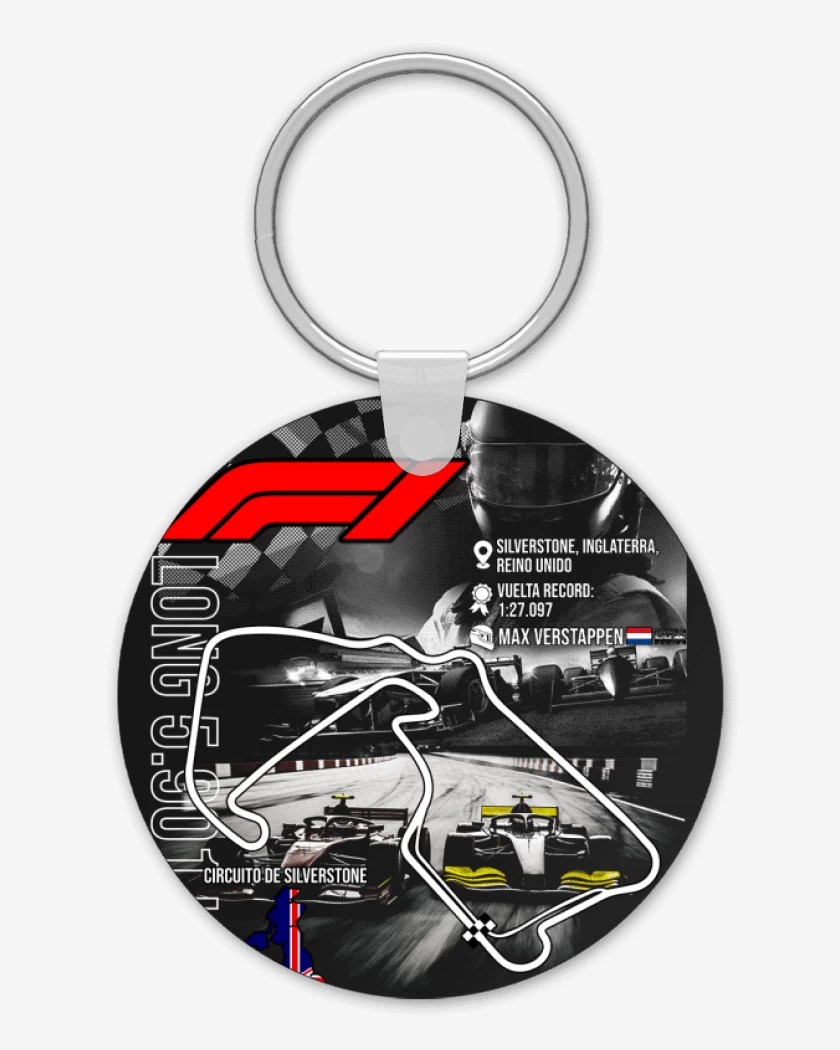 Llavero F1 Circuito de Silverstone