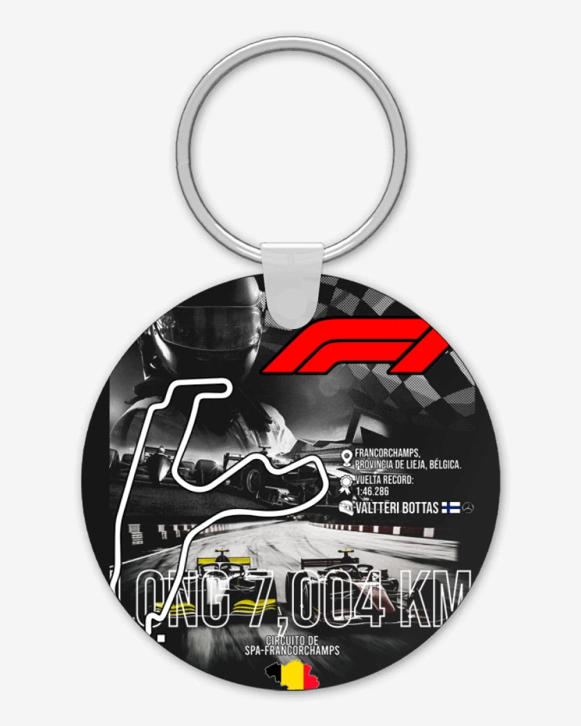 Llavero F1 Circuito de Spa-Francorchamps