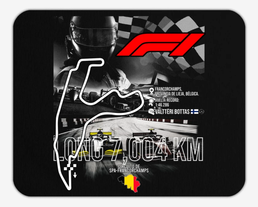 Mousepad F1 Circuito de Spa-Francorchamps