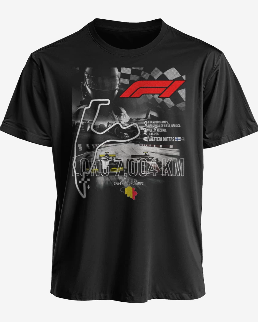Polera premium F1 Circuito de Spa-Francorchamps