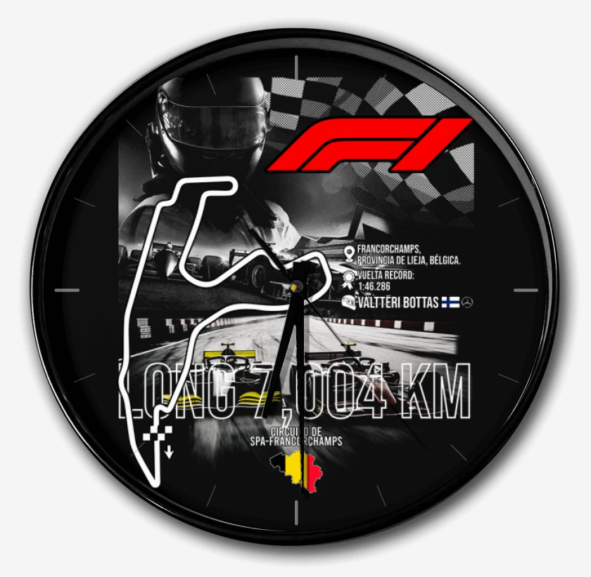 Reloj F1 Circuito de Spa-Francorchamps